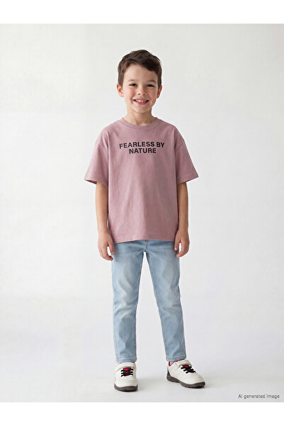 LC Waikiki Peak New Season Crew Neck Printed Boys' T-Shirt