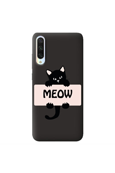 Other Xiaomi Mi 9 Lite Meow Black Colored Silicone TPU Θήκη