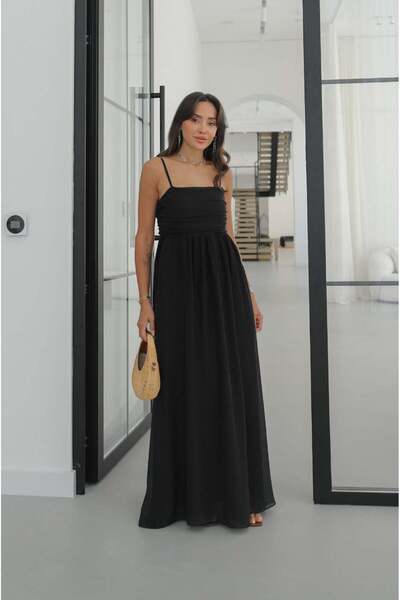 Havoş Black Willy Strap Dress