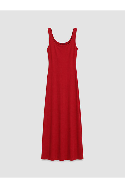 LC Waikiki NEVAVM Farkıyla Kare Yaka Bodycon Elbise