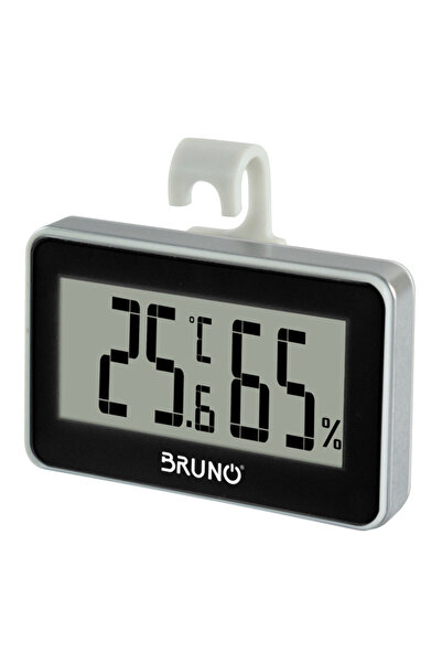 Bruno ψηφιακό θερμόμετρο & υγρασιόμετρο BRN-0081, °C & °F, λευκό
