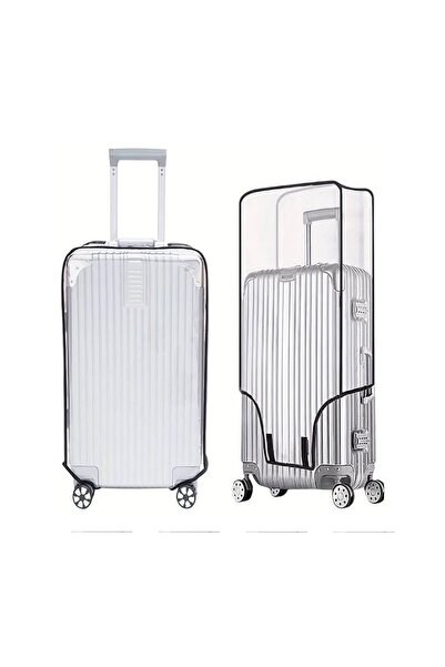 OEM Husa Transparenta Protectie Valiza (M) – protecție PVC transparentă pentr...