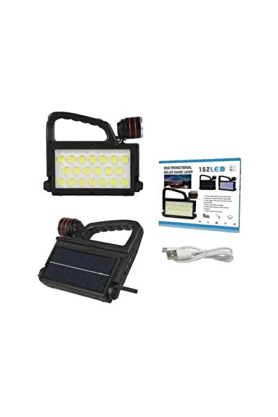 Tradesor Επαναφορτιζόμενος ηλιακός φακός LED COB - XG-152 - 257309