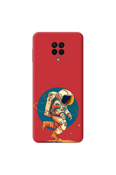 Other Xiaomi Redmi Note 9 Pro Run Space Red Colored Silicone TPU Θήκη