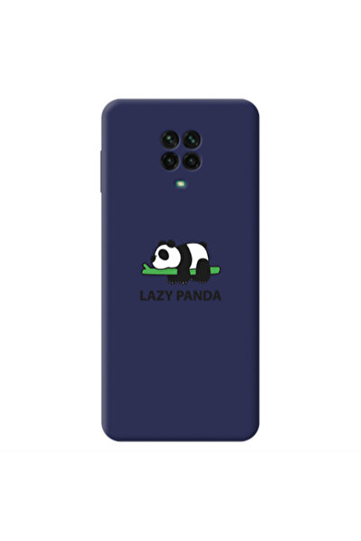Other Xiaomi Redmi Note 9 Pro Lazy panda Dark blue Colored Silicone TPU Θήκη