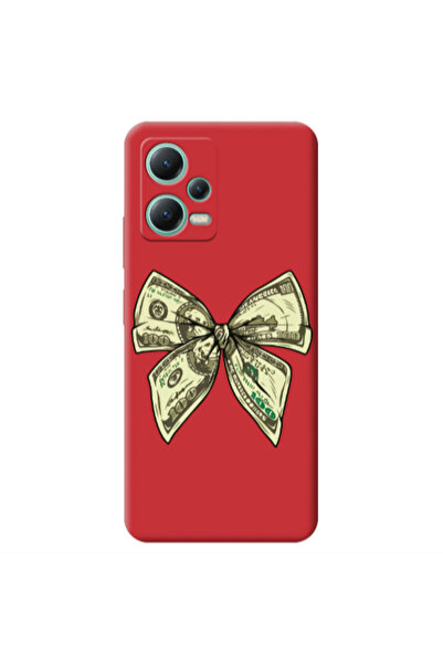 Other Xiaomi Redmi Note 12 Pro 5G Bowtie Dollars Red Colored Silicone TPU Θήκη