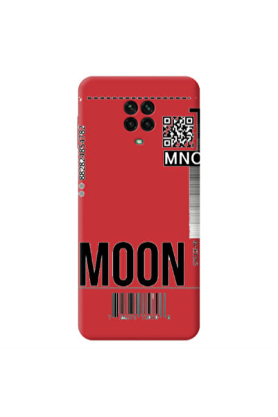 Other Xiaomi Redmi Note 9 Pro A ticket to the moon Red Colored Silicone TPU Θήκη