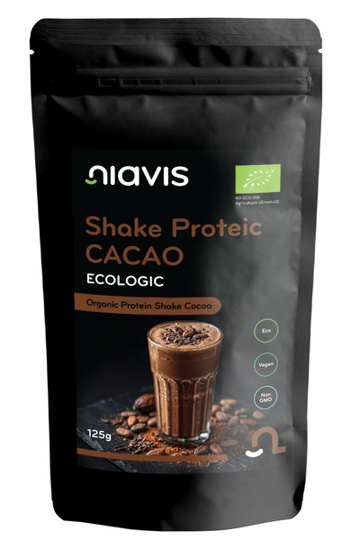 Niavis Shake Proteic cu Cacao /Bio 125g