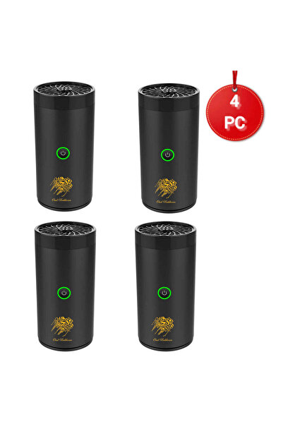xsmart 4 Pcs Electronic Incense Burner - Rechargeable Aromatic Diffuser, Port...