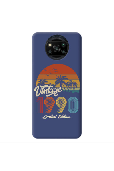 Other Xiaomi Poco X3 /X3 Pro Vintage Dark blue Colored Silicone TPU Θήκη
