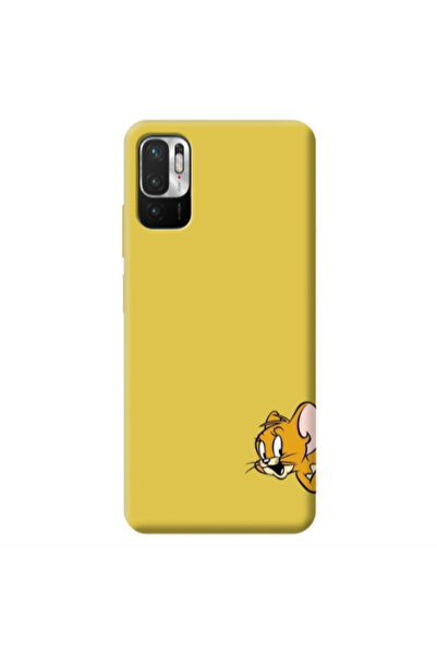 Other Xiaomi Redmi Note 10 Pro 5G Jerry 2 Yellow Colored Silicone TPU Θήκη