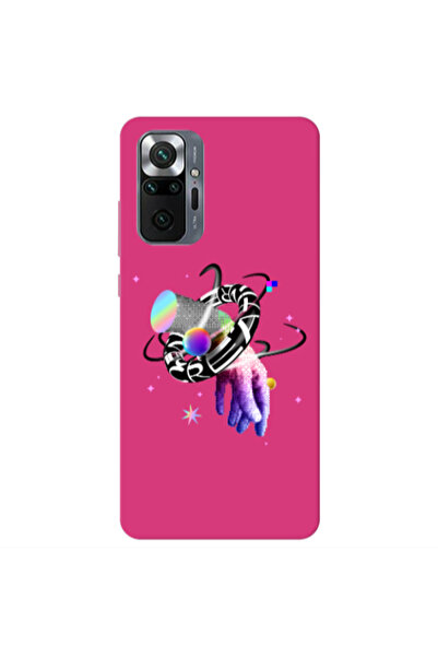 Other Xiaomi Redmi Note 10 Pro 4G Y2k Fuchsia Colored Silicone TPU Θήκη