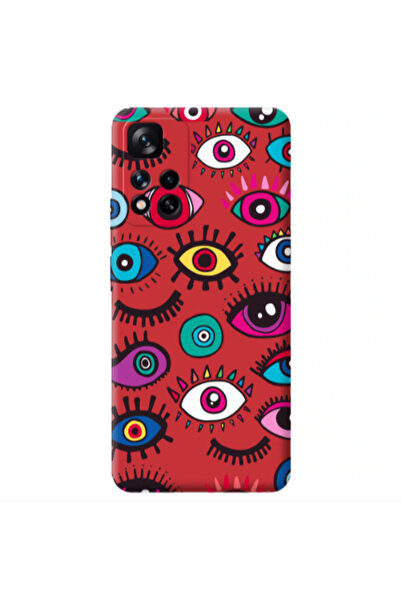 Other Xiaomi Redmi Note 11 Pro 5G Multiple eyes Red Colored Silicone TPU Θήκη