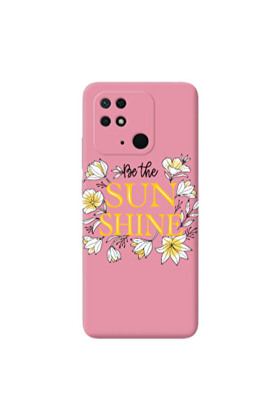 Other Xiaomi Redmi 10C Sun Shine Pink Colored Silicone TPU Θήκη