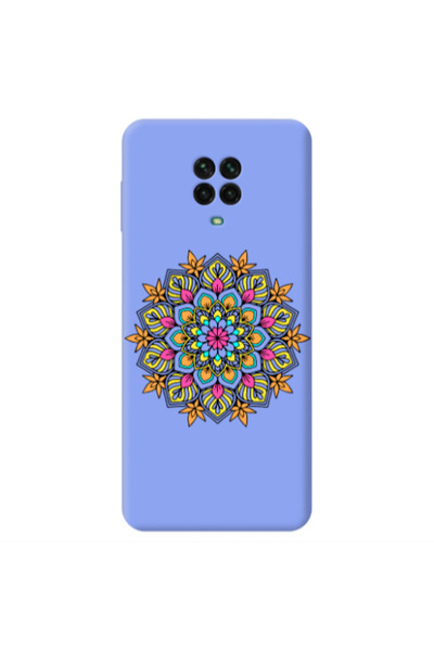Other Xiaomi Redmi Note 9 Pro Mandala D6 Light Purple Colored Silicone TPU Θήκη