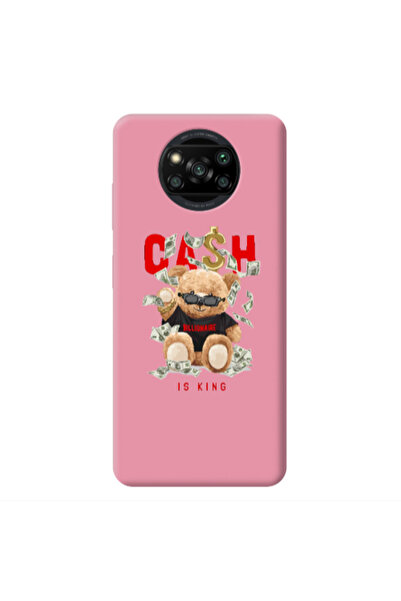 Other Xiaomi Poco X3 /X3 Pro Cash is king Pink Colored Silicone TPU Θήκη