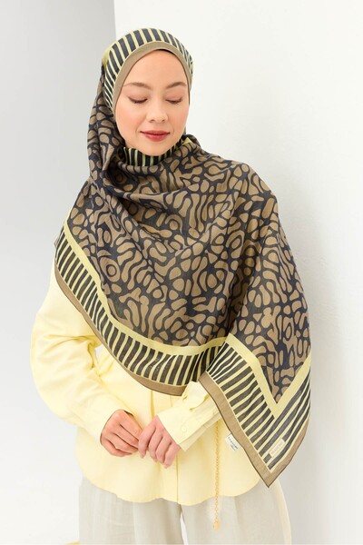 Silk Home Tencel Monare Shawl Coral Brown