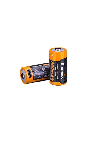 Fenix Baterie reincarcabila Li-Ion, Fenix, USB-C, 800mAh, protectie multipla,...