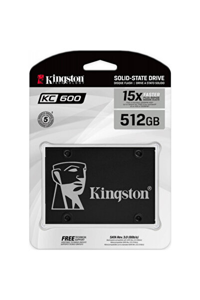 Kingston Solid State Drive (SSD) KC600, 512GB, 2.5 inch, SATA III SKC600/512G