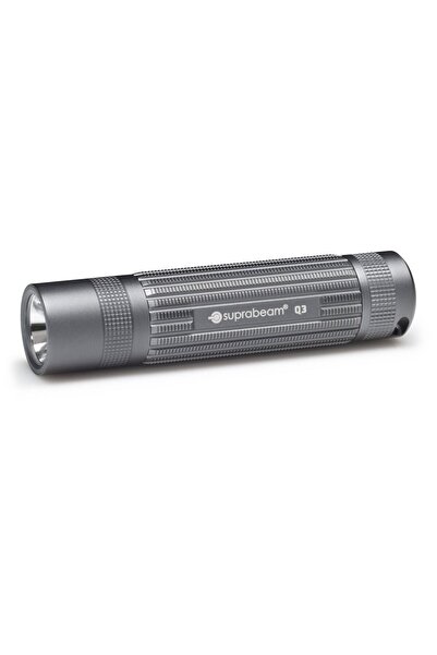Suprabeam Set lanterna Q3, 380 lm, 3x AAA, 115 mm, gri