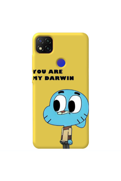 Other Xiaomi Redmi 9c You are my darwin Yellow Colored Silicone TPU Θήκη