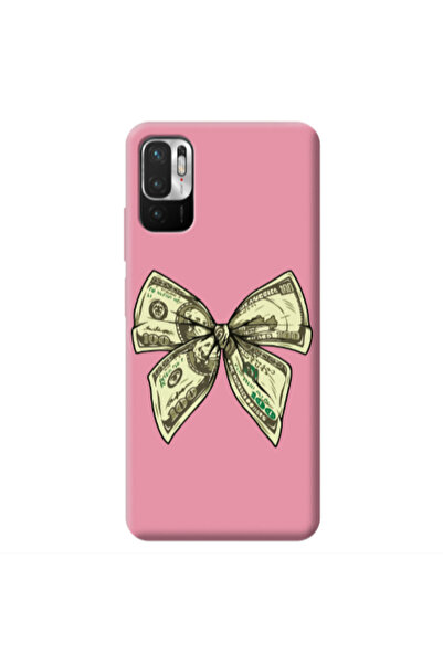 Other Xiaomi Redmi Note 10 Pro 5G Bowtie Dollars Pink Colored Silicone TPU Θήκη