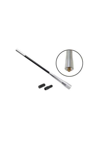 AUTOMAX Tija antena auto Aluminiu 20cm , filet de 5 mm