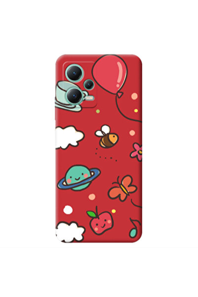 Other Xiaomi Redmi Note 12 Pro 5G cute little ones Red Colored Silicone TPU Θήκη