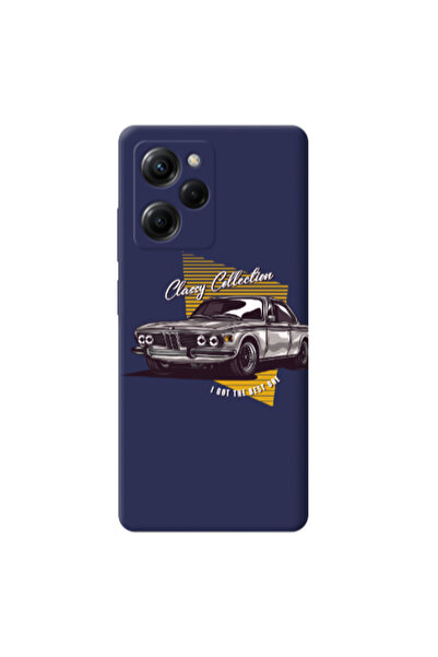 Other Xiaomi Poco X5 Pro Classy Collection Dark blue Colored Silicone TPU Θήκη