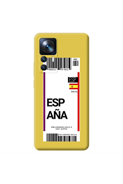 Other Xiaomi Mi 12T Espana Arrival Yellow Colored Silicone TPU Θήκη