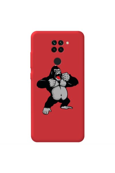 Other Xiaomi Redmi Note 9 Angry Gorilla2 Red Colored Silicone TPU Θήκη