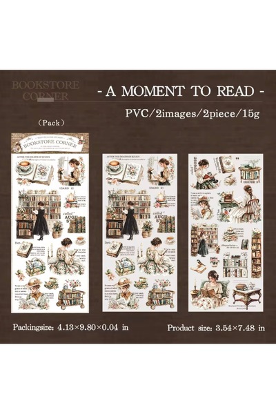 Padme studio Vintage/ Eskitme Transfer Sticker/ Bullet Journal/ Scrapbooking/...