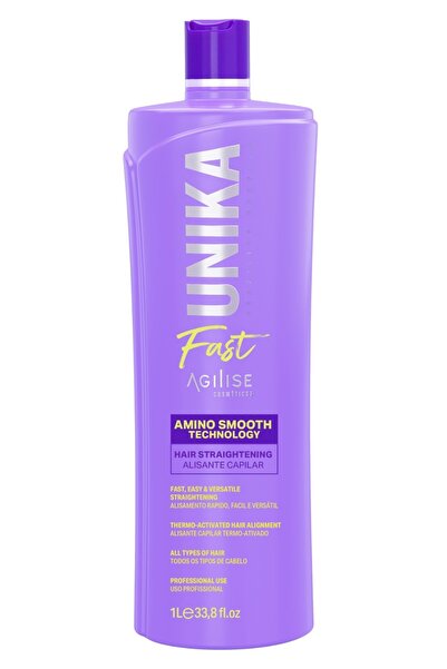 AGILISE COSMETICOS علاج فاست بروفيشنال لفرد الشعر من يونيكا - 1 لتر (1000 مل)