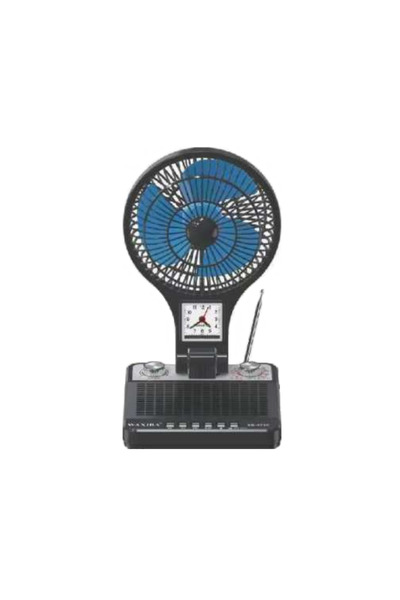 Tradesor Επαναφορτιζόμενο ραδιόφωνο & Cooling fan - XB-973C - 830098 - Black