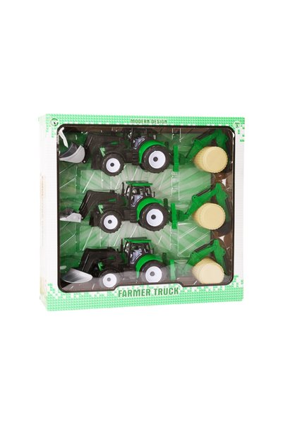 Tradesor Σετ αγροτικά οχήματα με αξεσουάρ - 9977-10A - 524174