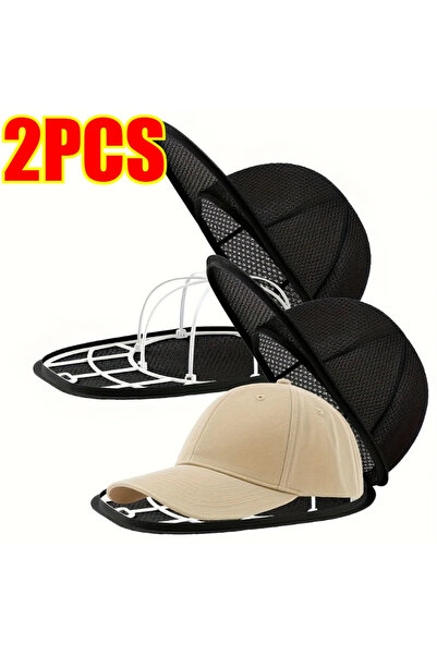 Choice1 2PCS-Black Portable Hat Washing Protection Bag, Anti-Deformation Base...
