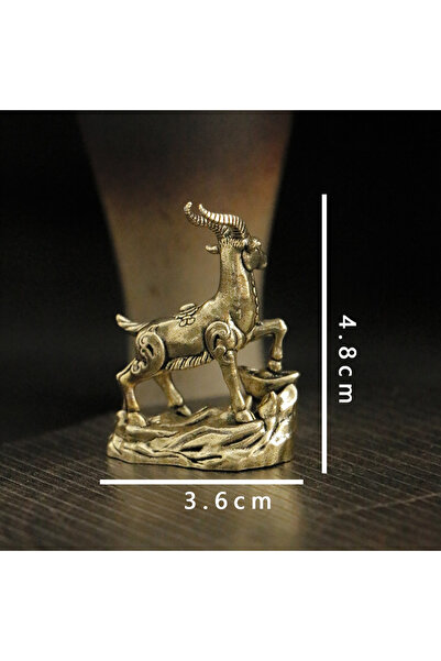 Choice A Vintage Feng Shui Coins Goat Statue Desktop Ornament Home Decoration...