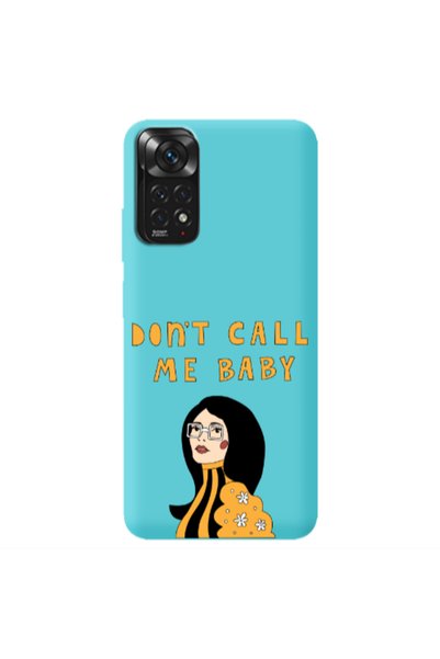 Other Xiaomi Redmi Note 11 4G Call me baby Turquoise Colored Silicone TPU Θήκη