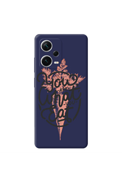 Other Xiaomi Poco X5 You are What You Eat Dark blue Colored Silicone TPU Θήκη