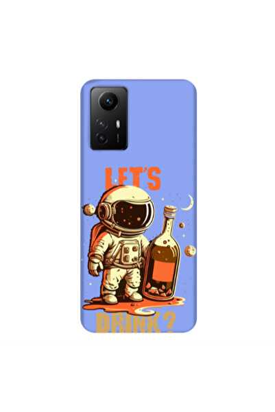 Other Xiaomi Redmi Note 12s Lets drink Light Purple Colored Silicone TPU Θήκη