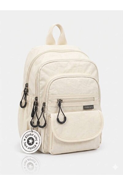 WİKİDAYS.S MODA TRENDİ Multi-Compartment Crinkle Fabric Casual Backpack - Wat...