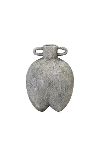 ESPIEL Βάζο TAS227 18,7x18,7x25,5εκ. Γκρι