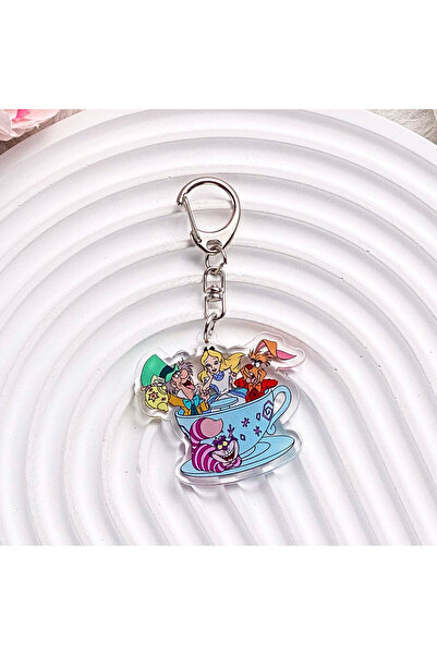 Choice1 5 cm 20 1/27Pcs Disney Alice in Wonderland Cheshire cat Acrylic Keych...