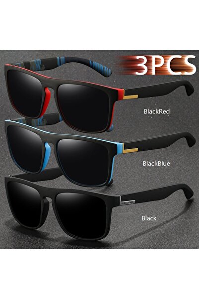 Choice4 3PCSF733-3 3PCS Classic Fashion Square Vintage Sunglasses Men Women F...
