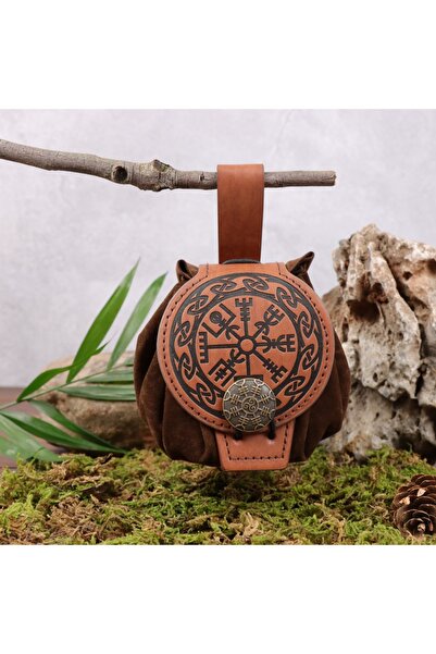 Choice1 Style B 1PCS Medieval Viking Style Belt Pouch for Coins, Can Hold a P...