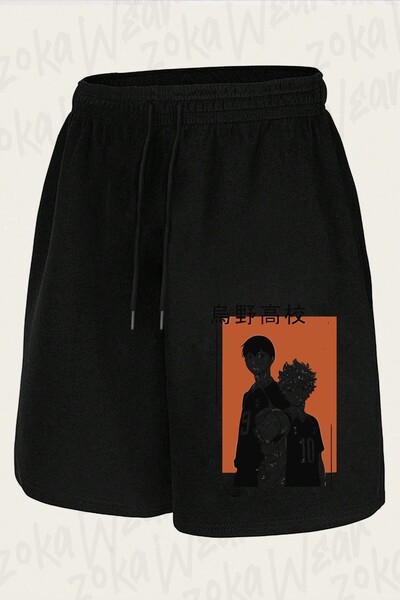 ZOKAWEAR Unisex σορτς με στάμπα Kagehina Volleyball Haikyu Design