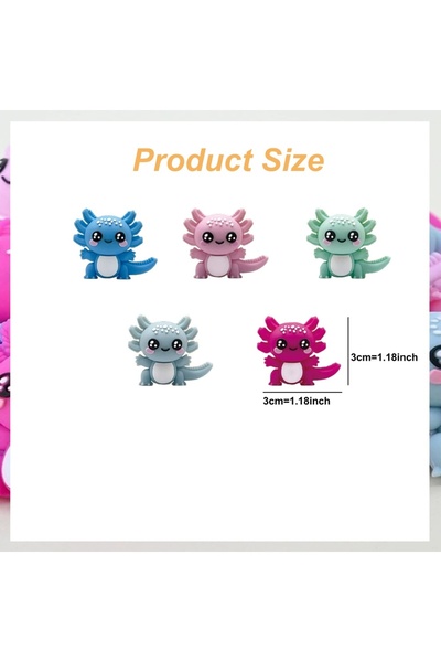 Choice salamander 5Pcs Silicone 3D Salamander Focal Beads For Jewelry Making ...