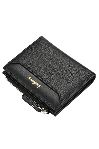 Choice Black Baellerry Men's Short Business Wallet Slim PU Leather Card Holde...