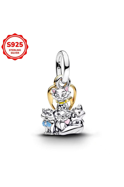 Choice8 D10 925 Sterling Silver Stars Moon Lotus Rose Series Charms Beads For...