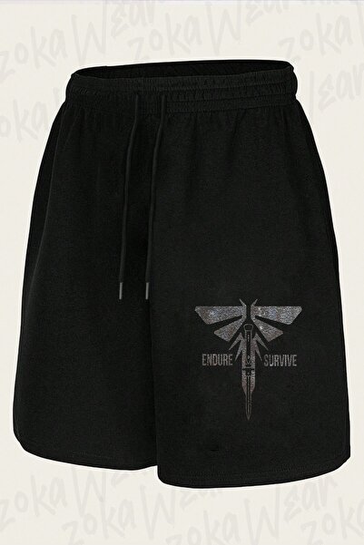 ZOKAWEAR Unisex Endure and Survive Design Printed Shorts